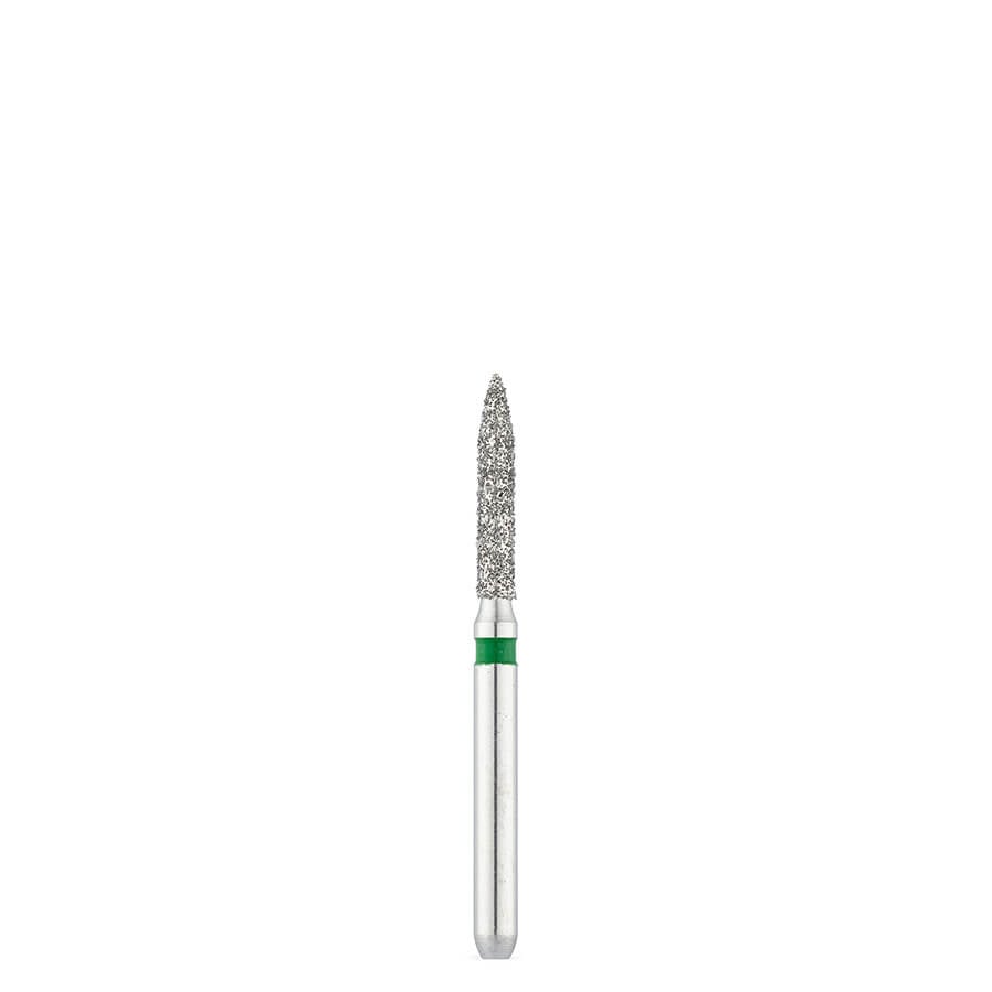 Brasseler FG Coarse Flame Diamond Bur, Size 014, 5/Pack, 6862.31.014