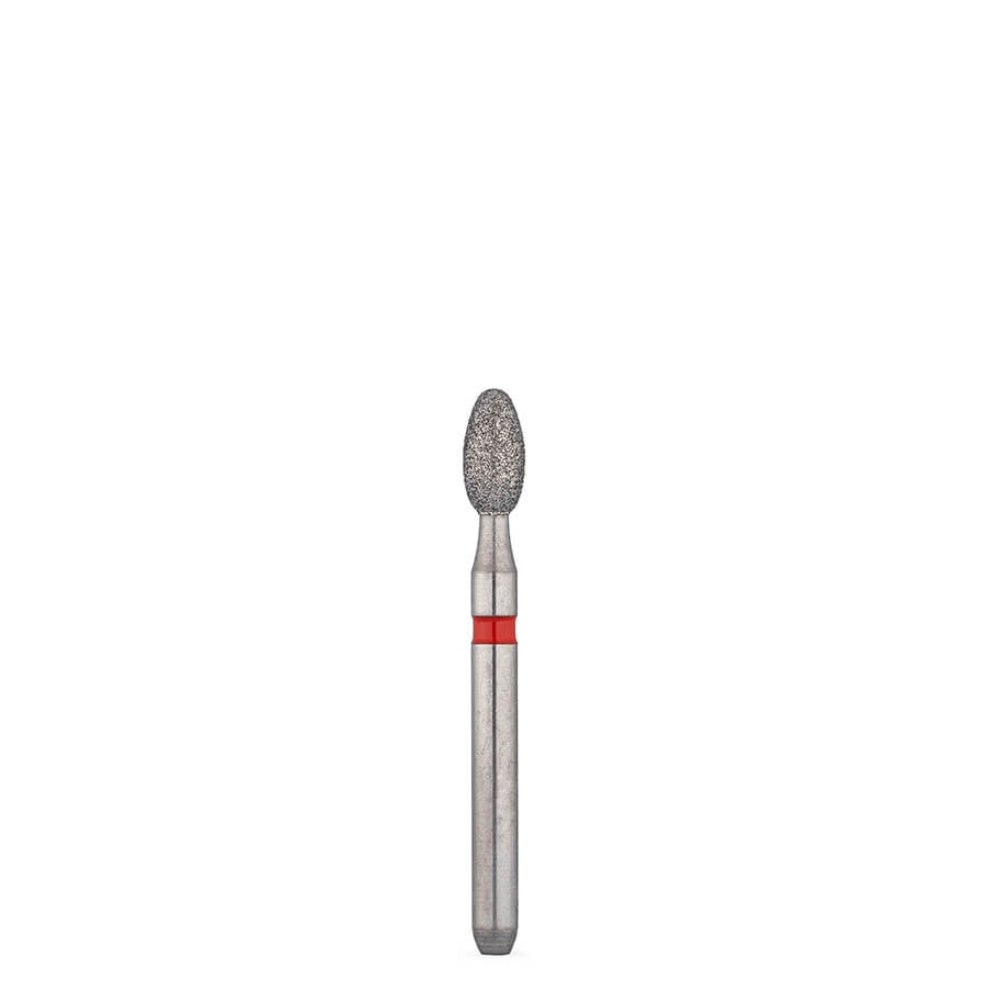 Brasseler USA 8379.31.021 FG Fine Football Diamond Bur, 5 Pack