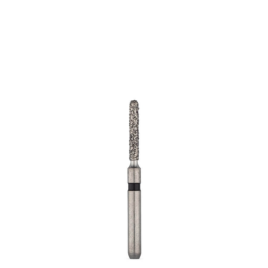 Brasseler KS1 FG Super Coarse Round-End Cylinder Diamond Bur, 35005.31.052, Size 012, 5-Pack