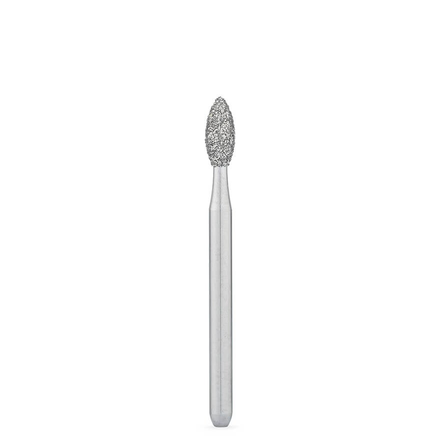 Brasseler 30009.31.006 FG Medium Football Diamond Bur, Friction Grip, Size 020, 5 Pack