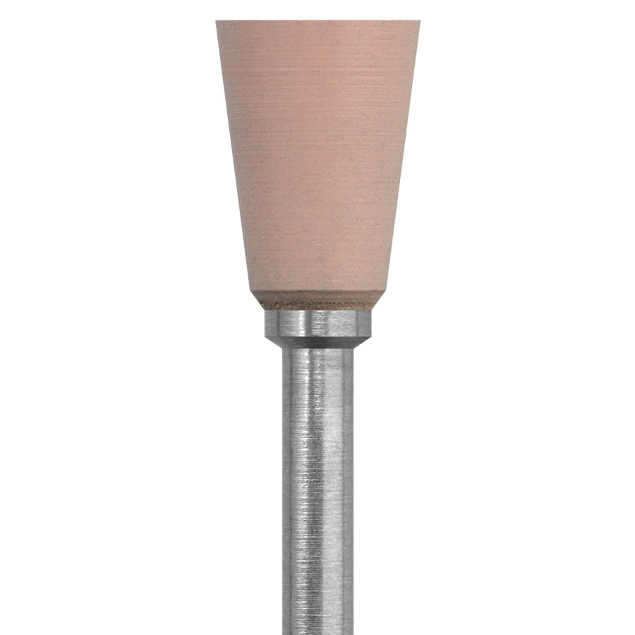Brasseler 0365C.21 Pink Cup Medium Universal Porcelain Polisher, 10 Pack