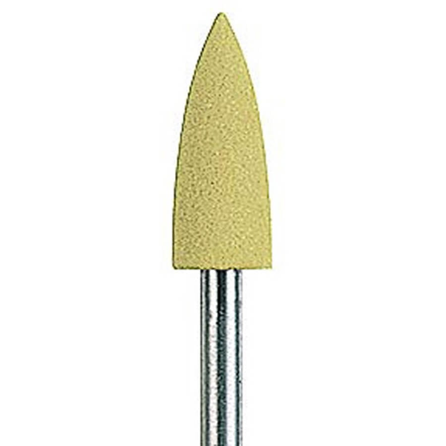 Brasseler AcryliPro™ Silicone Acrylic Polisher, 0659.11, Yellow, 10/Pack
