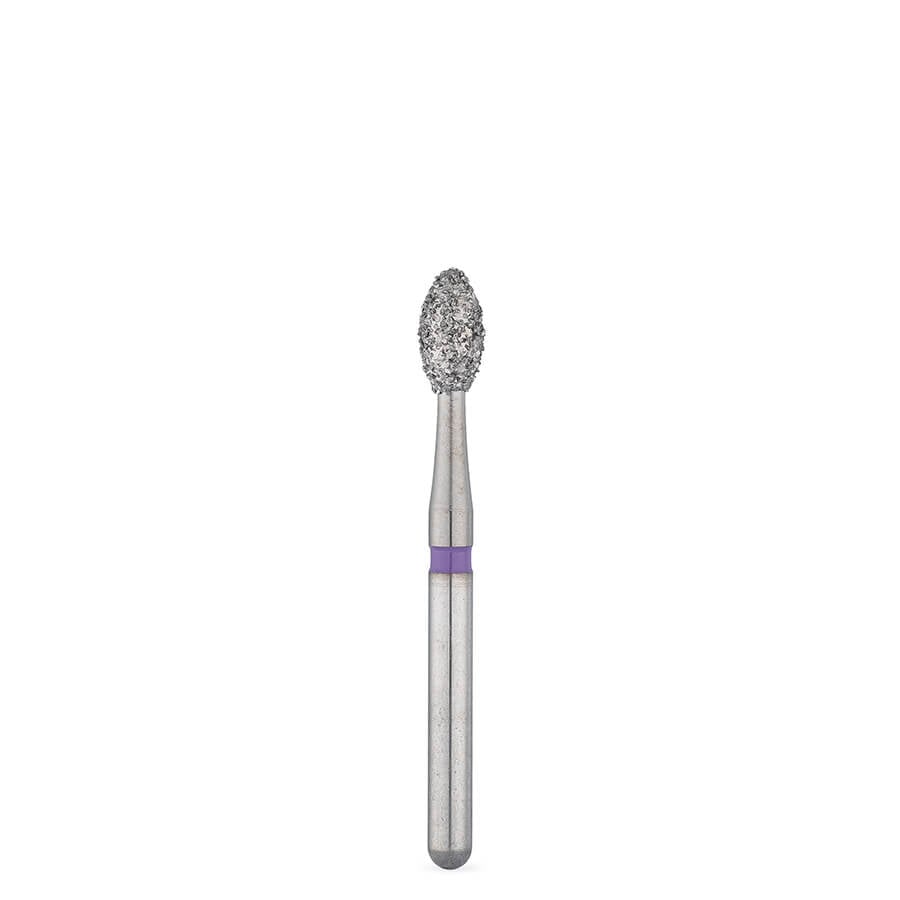 Brasseler 6379DC.31.023 FG Coarse Football Diamond Bur, 5-Pack