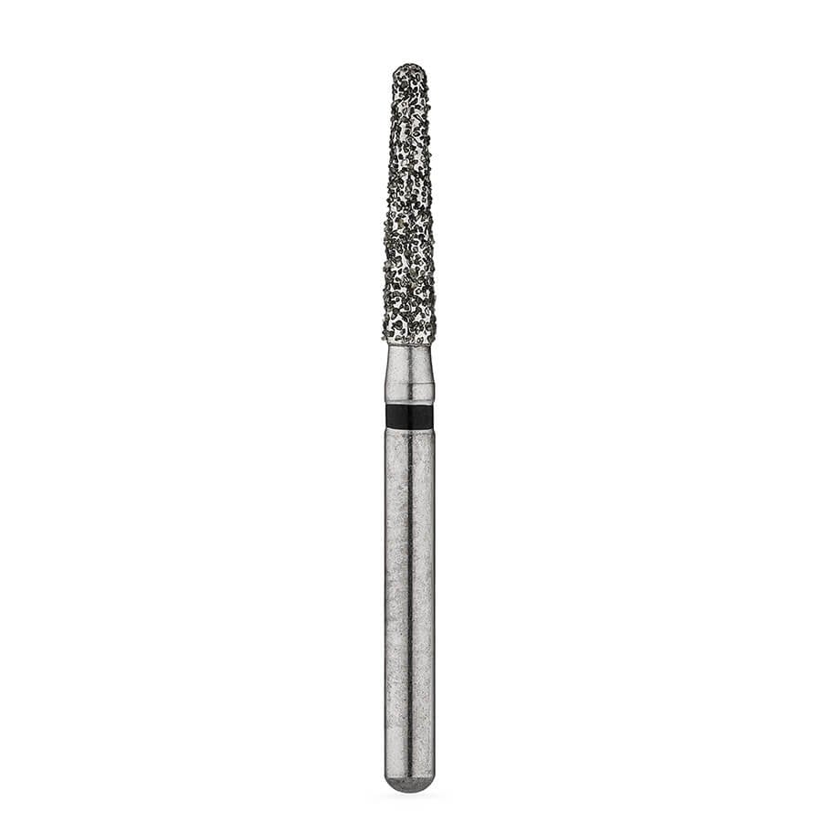 Brasseler BrioPrep Super Coarse Round-End Taper Diamond Bur, FG, Sterile, Size 016, 25/Bx, BRIO5856.31.016