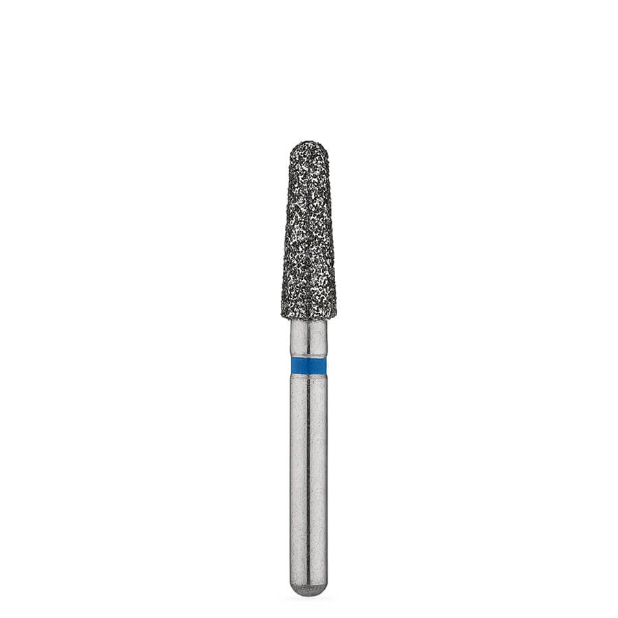 BRIO855.31.025 FG BrioPrep Medium Round-End Taper, Sterile Diamond (25 Pack)