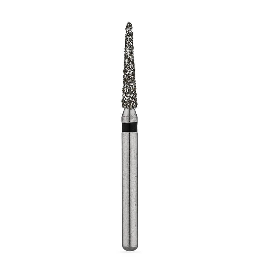 Brasseler USA BrioPrep Super Coarse Needle Diamond Bur, FG, Sterile, Size 014, 25/Pack, BRIO5858.31.014