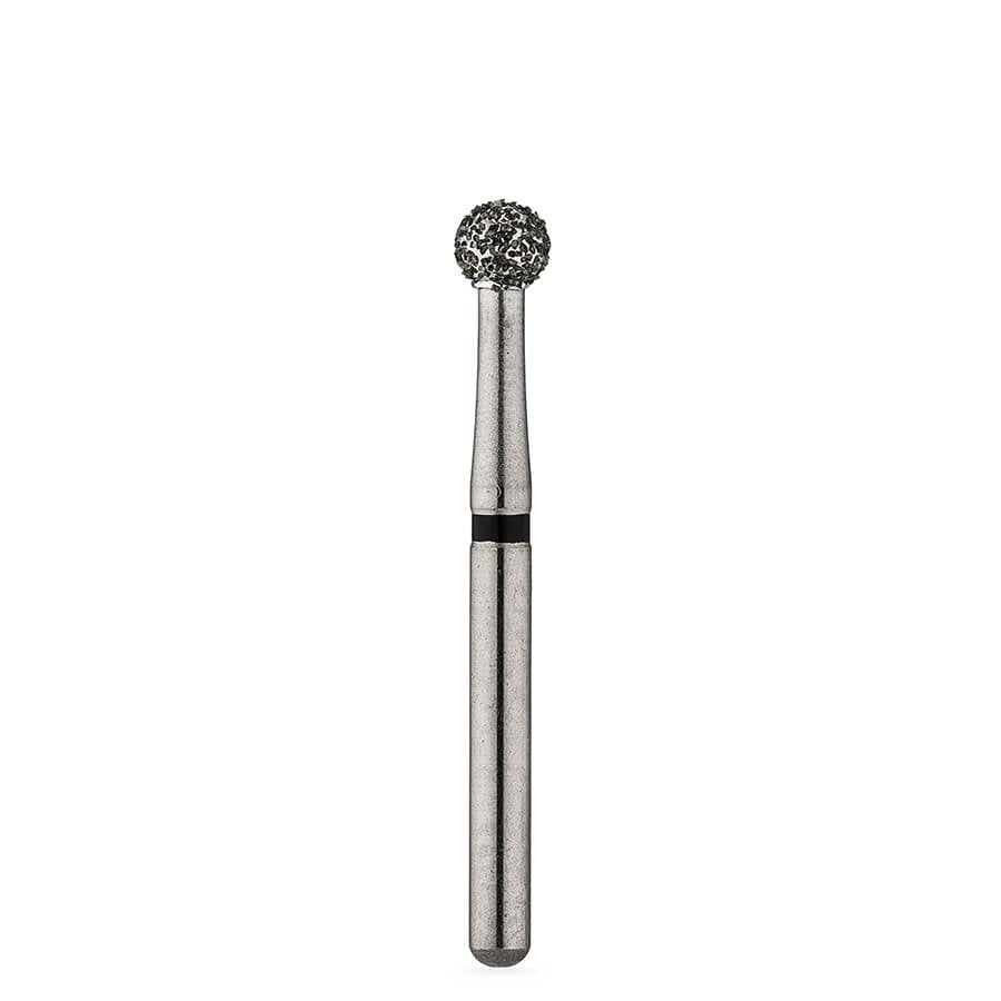 Brasseler BrioPrep Super Coarse Round Diamond Bur, FG, Sterile, Size 023, 25/Pack, BRIO5801.31.023