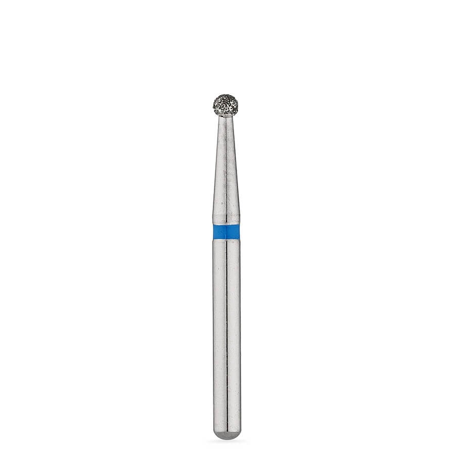 Brasseler BrioPrep FG Medium Round Sterile Diamond Bur, Size 014, 25/Pack, BRIO801.31.014