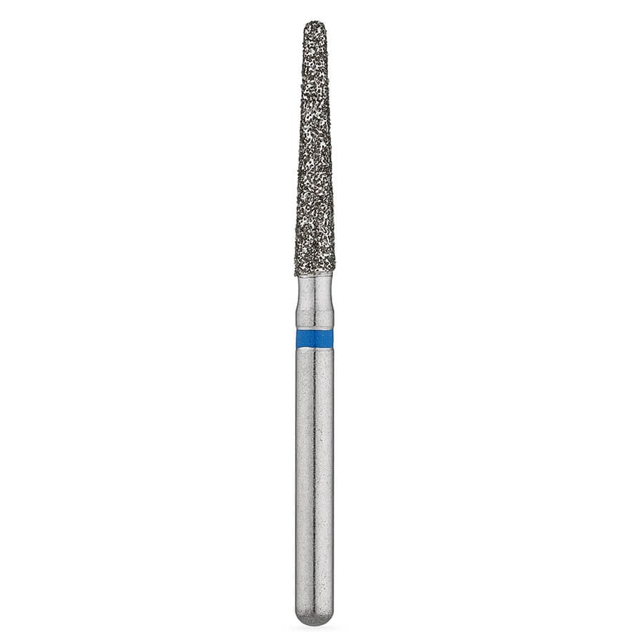 BRIO850.31.018 FG BrioPrep Medium Round-End Taper, Sterile Diamond (25 Pack)