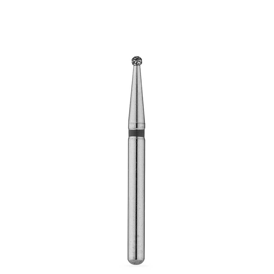 Brasseler USA BrioPrep FG Medium Round Sterile Diamond Bur, Size 010, 25/Pack, BRIO801.31.010