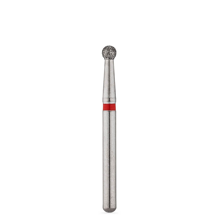Brasseler USA BrioPrep Fine Round Sterile Diamond Bur, FG 018, 25/Pack, BRIO8801.31.018