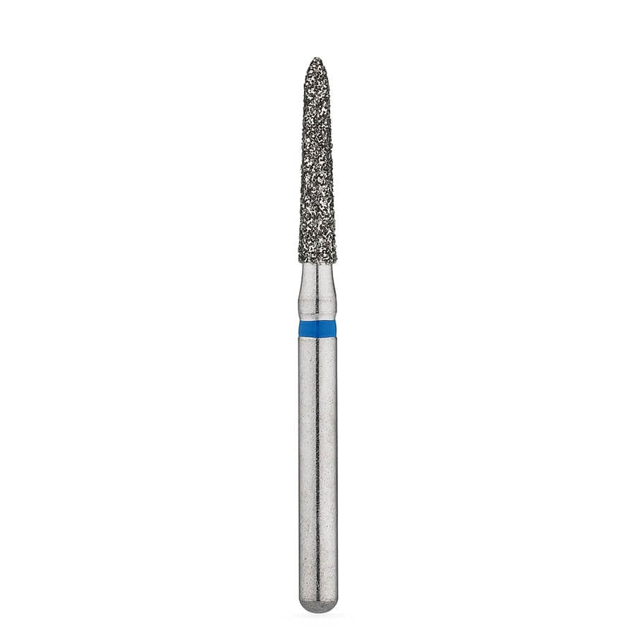 Brasseler USA BrioPrep Medium Modified Round-End Taper Diamond Bur, FG, Sterile, Size 016, 25/Bx, BRIO878K.31.016