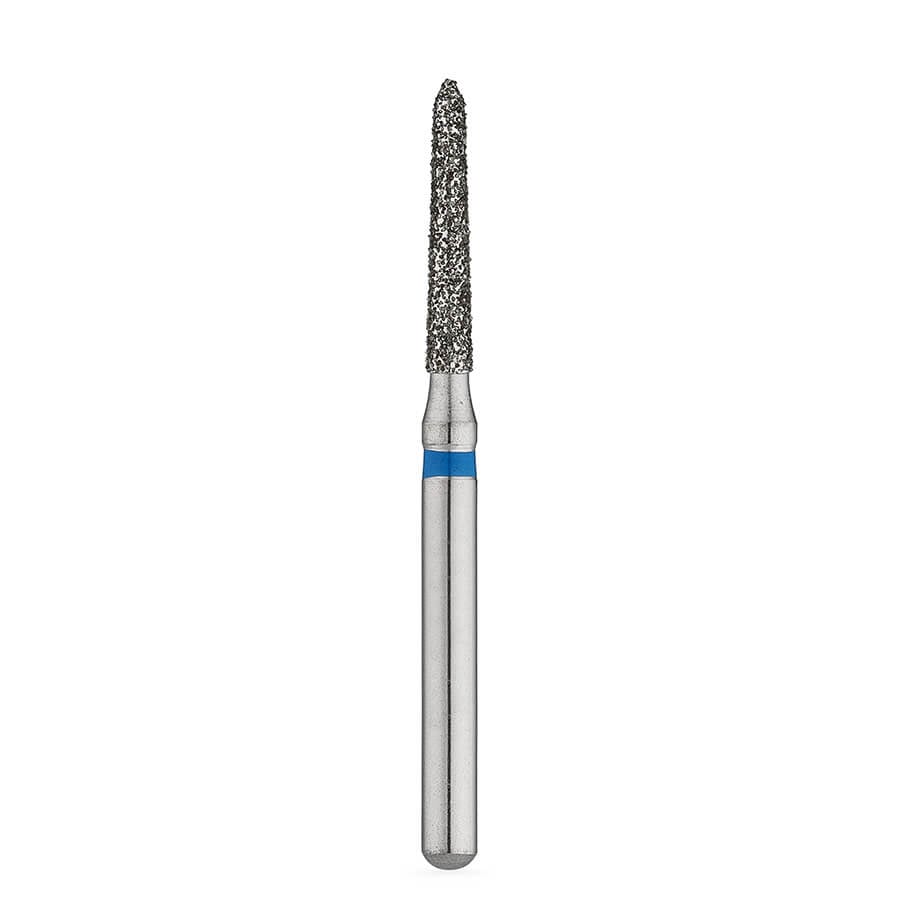 Brasseler USA BrioPrep Medium Modified Round-End Taper Diamond Bur, FG, Sterile, Size 014, 25/Bx, BRIO878K.31.014