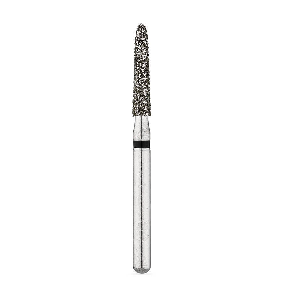 Brasseler BrioPrep Super Coarse Modified Round-End Taper Diamond Bur, FG, Sterile, Size 016, 25/Bx, BRIO5878K.31.016