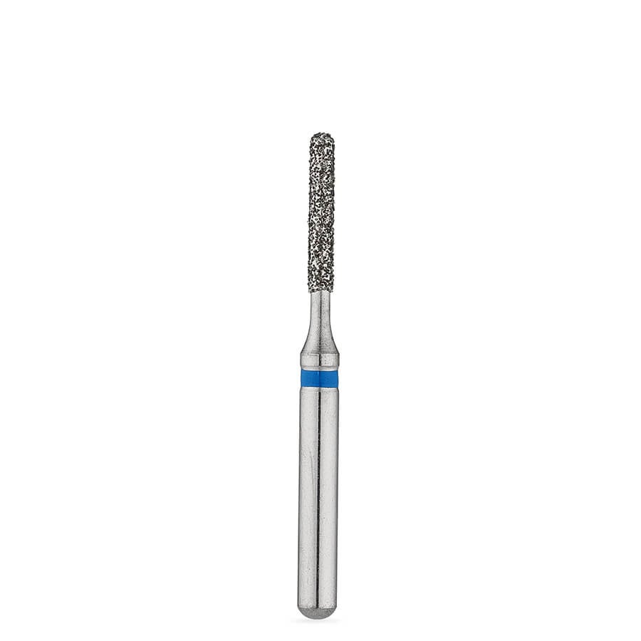 Brasseler BrioPrep Medium Round-End Taper Diamond Bur, FG, Sterile, Size 010, 25/Pack, 30005.31.077