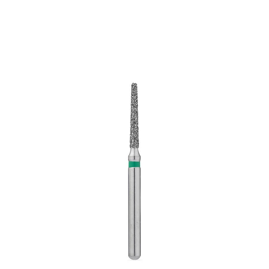 Brasseler USA BrioPrep Coarse Round-End Taper Diamond Bur, FG, Sterile, Size 012, 25/Bx, BRIO6856.31.012