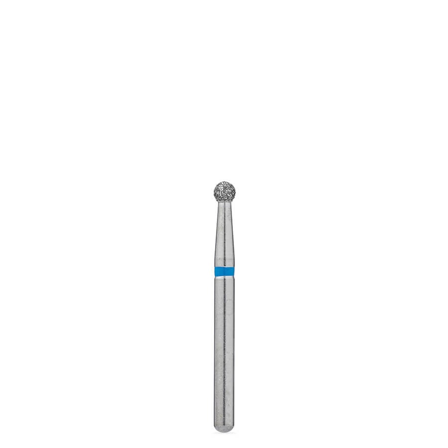 Brasseler USA BrioPrep Medium Round Sterile Diamond Bur, FG 801.31.018, 25/Pack