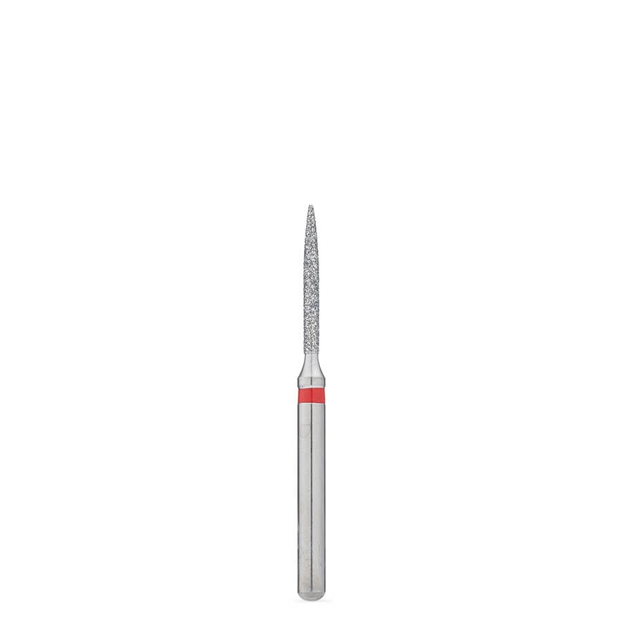 Brasseler USA BrioPrep Fine Flame Diamond Bur, FG, Sterile, Size 010, 25/Bx, BRIO8862.31.010