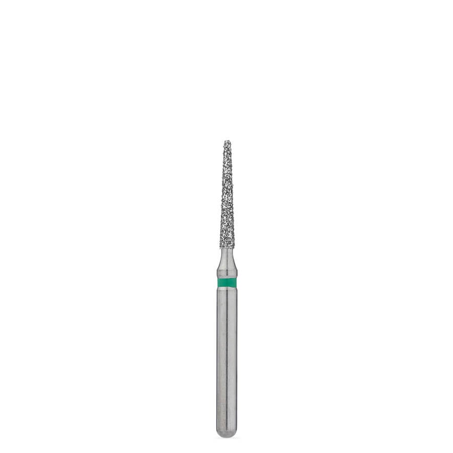 Brasseler BrioPrep Coarse Modified Round-End Taper Diamond Bur, FG, Sterile, Size 012, 25/Pack, BRIO6878K.31.012