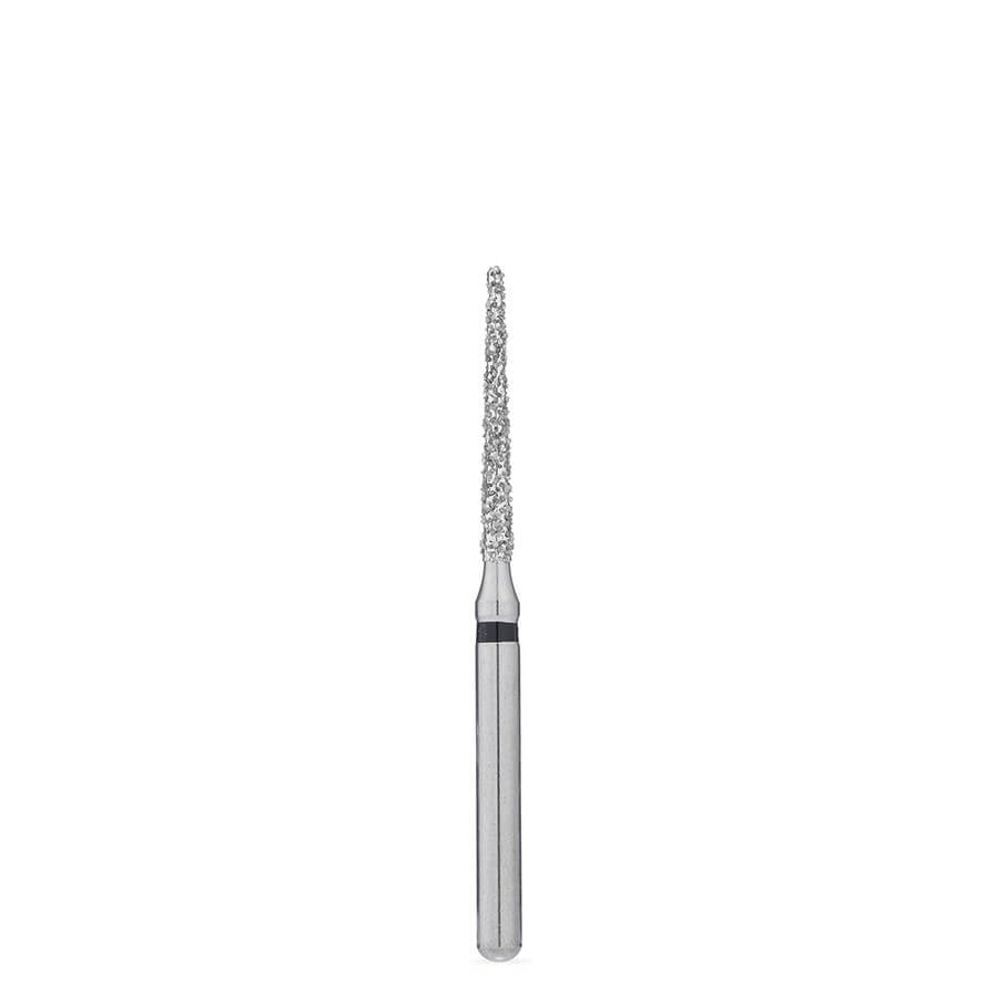 Brasseler BrioPrep Super Coarse Round-End Taper Diamond Bur, FG, Sterile, Size 012, 25/Bx, BRIO5850.31.012