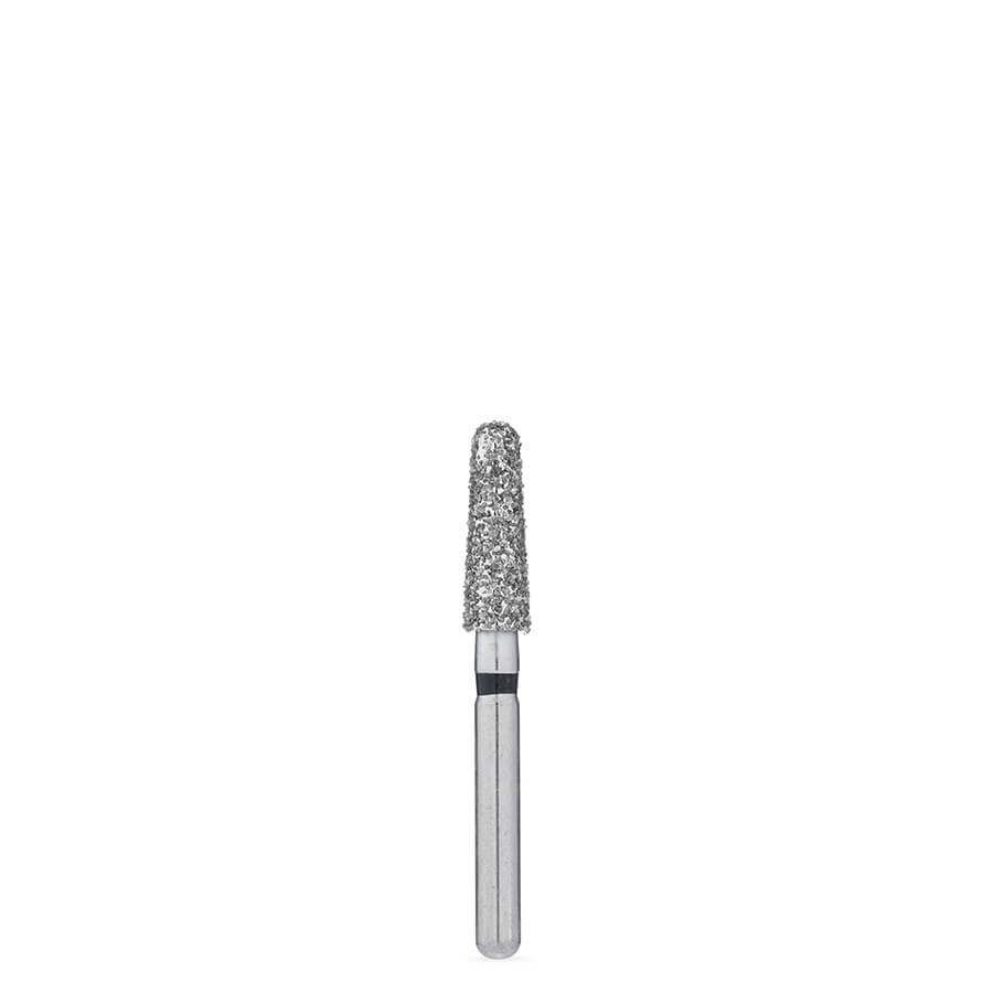 Brasseler BrioPrep Super Coarse Round-End Taper Diamond Bur, FG, Sterile, Size 025, 25/Bx, BRIO5856.31.025