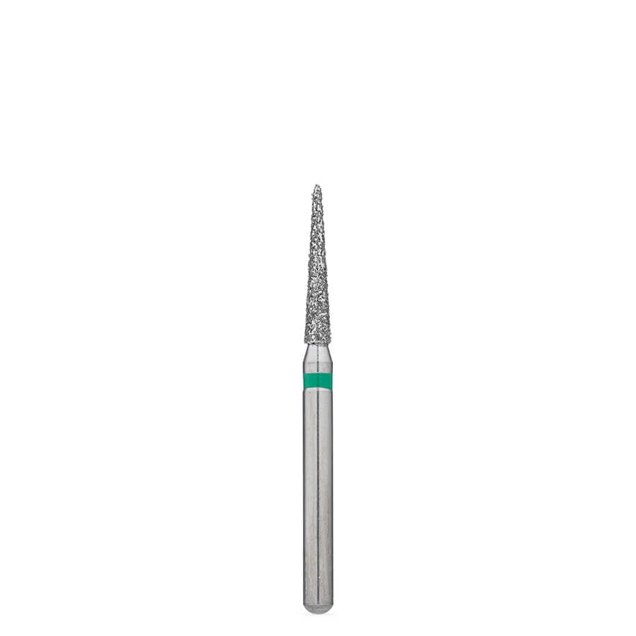 Brasseler USA BrioPrep Coarse Needle Diamond Bur, FG, Sterile, Size 014, 25/Pack, BRIO6858.31.014