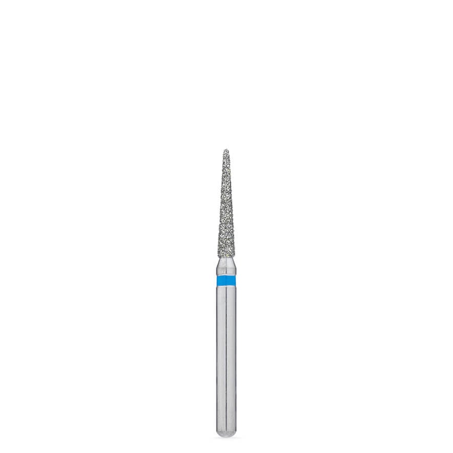 Brasseler USA BrioPrep FG Medium Needle Diamond Bur, Sterile, Size 014, 25/Pack, BRIO858.31.014