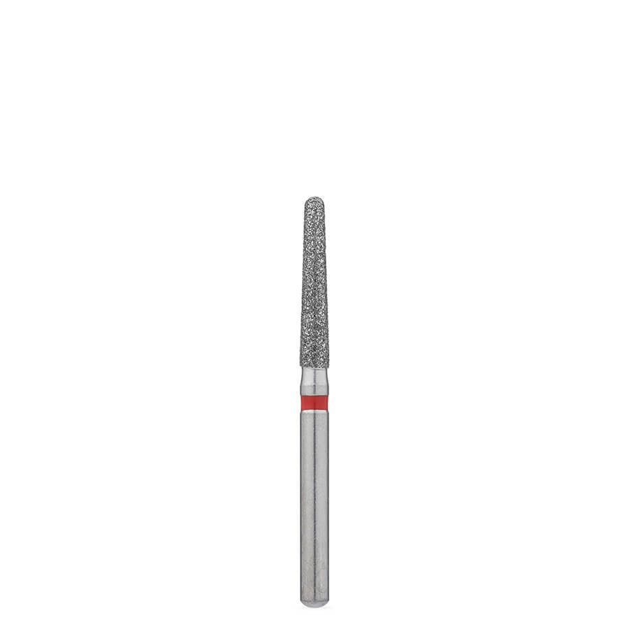 Brasseler USA BrioPrep Fine Round-End Taper Diamond Bur, FG, Sterile, Size 018, 25/Bx, BRIO8856L.31.018