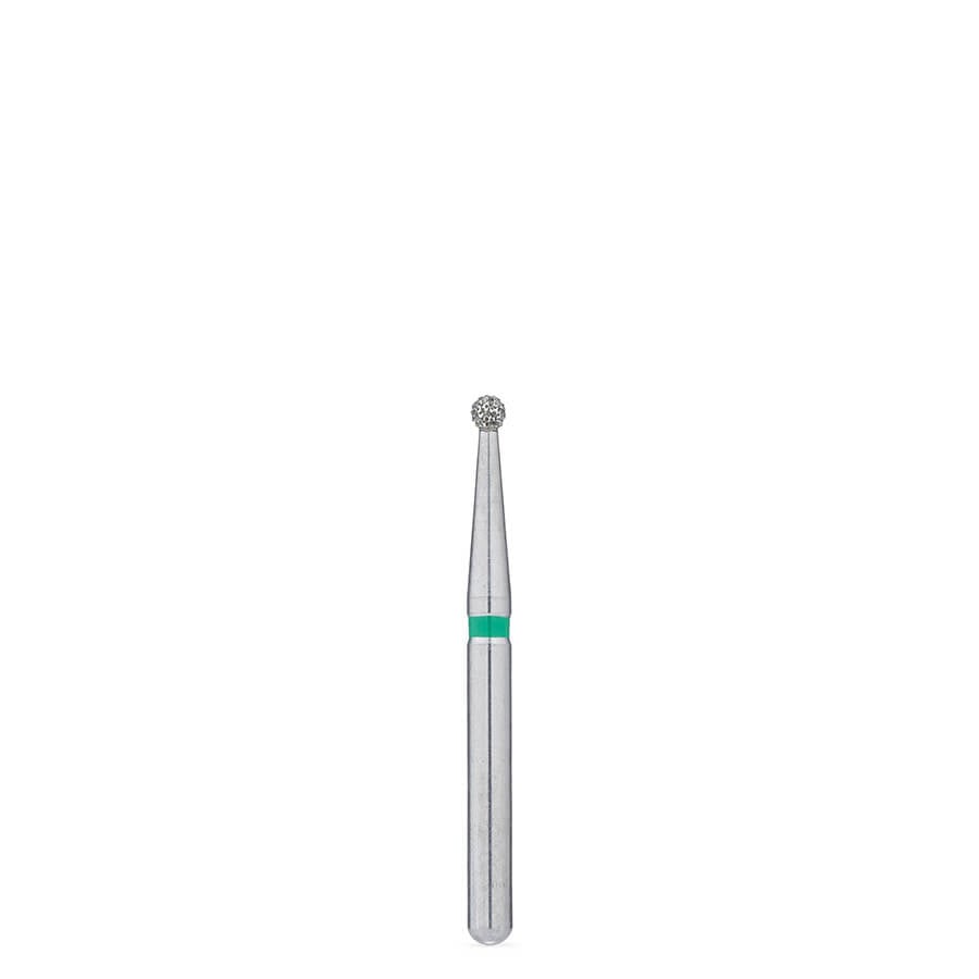 Brasseler BrioPrep FG Coarse Round Sterile Diamond Bur, 25/Pack, BRIO6801.31.012