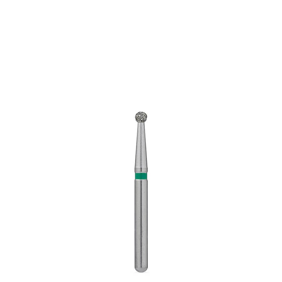 Brasseler BrioPrep FG Coarse Round Sterile Diamond Bur, 25 Pack, BRIO6801.31.014