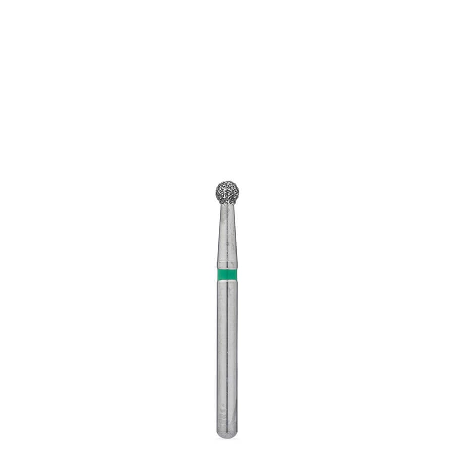 Brasseler BrioPrep FG 6801.31.018 Coarse Round Sterile Diamond Bur, 25 Pack