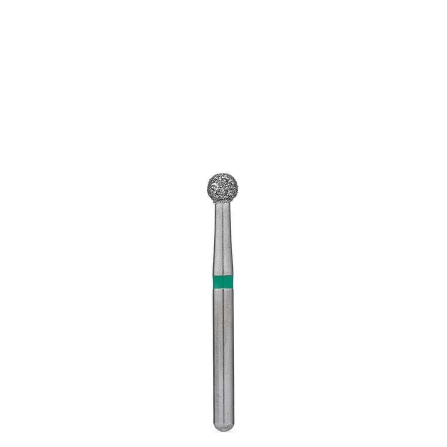 Brasseler BrioPrep FG Round Diamond Bur, Coarse Grit, Sterile, 25/Pack, BRIO6801.31.023