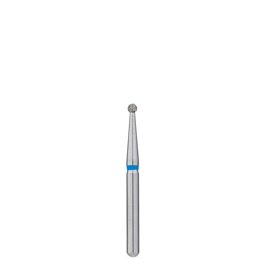Brasseler BrioPrep Medium Round Sterile Diamond Bur, FG, 801.31.012, 25/Pack