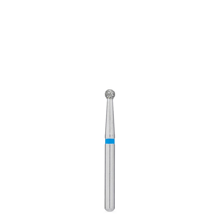Brasseler BrioPrep FG Medium Round Sterile Diamond Bur, 25 Pack, BRIO801.31.016