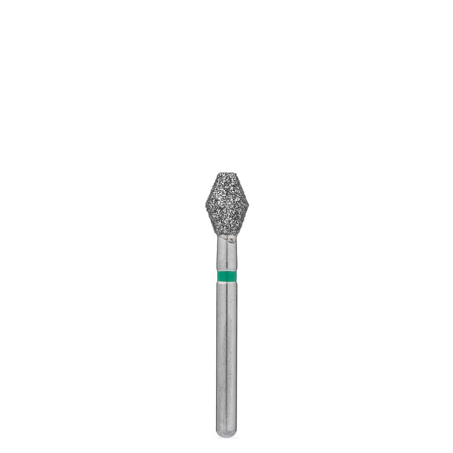 Brasseler BrioPrep FG Coarse Barrel Diamond Bur, Sterile, 25 Pack, BRIO6811.31.033