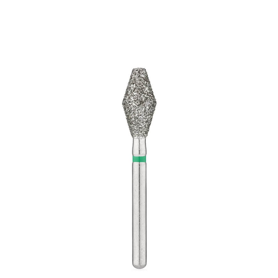 Brasseler BrioPrep FG Coarse Barrel Diamond Bur, Sterile, 25 Pack, BRIO6811.31.037