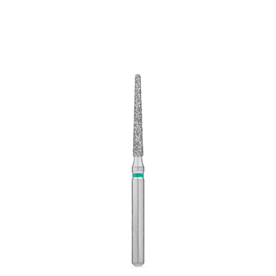 Brasseler USA BrioPrep Coarse Round-End Taper Diamond Bur, FG, Sterile, 25/Pack, BRIO6850.31.014