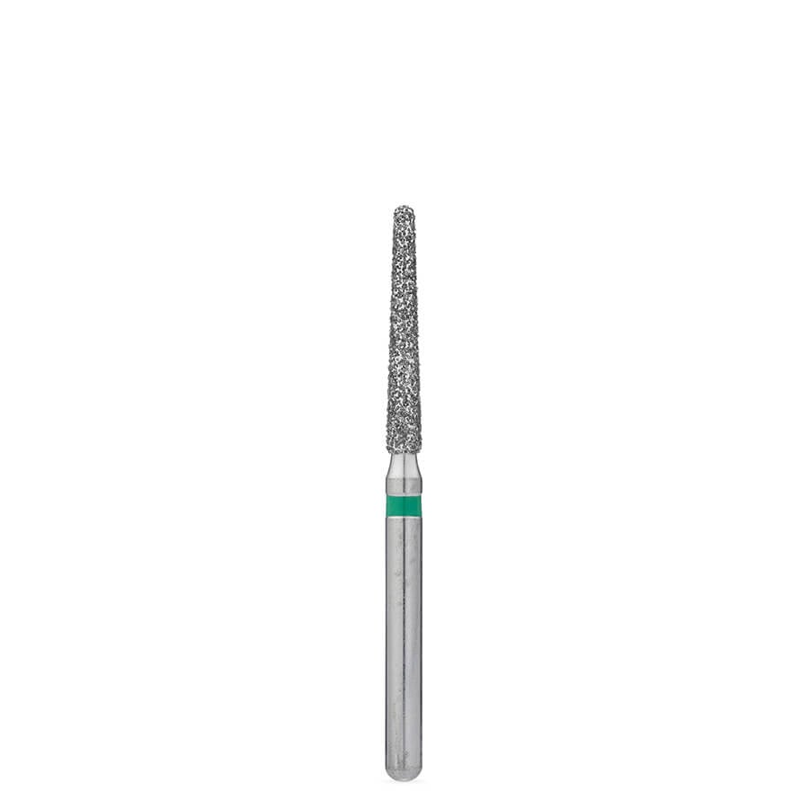 Brasseler USA BrioPrep FG Coarse Round-End Taper Diamond Bur, Sterile, 25/Pack, BRIO6850.31.016