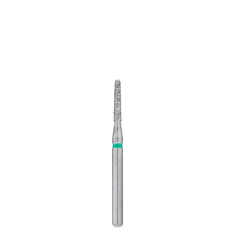 Brasseler USA BrioPrep Coarse Round-End Taper Diamond Bur, FG, Sterile, 25/Pack, BRIO6855.31.012