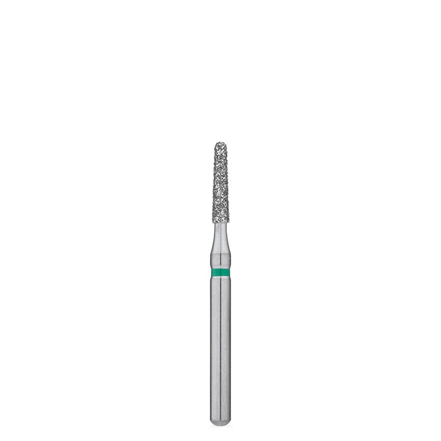 Brasseler USA BrioPrep Coarse Round-End Taper Diamond Bur, FG, Sterile, 25/Bx, BRIO6855.31.014