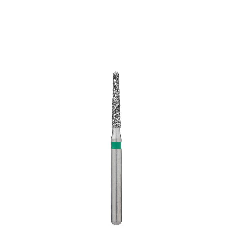Brasseler USA BrioPrep Coarse Round-End Taper Diamond Bur, FG, Sterile, 25/Bx, BRIO6856.31.014
