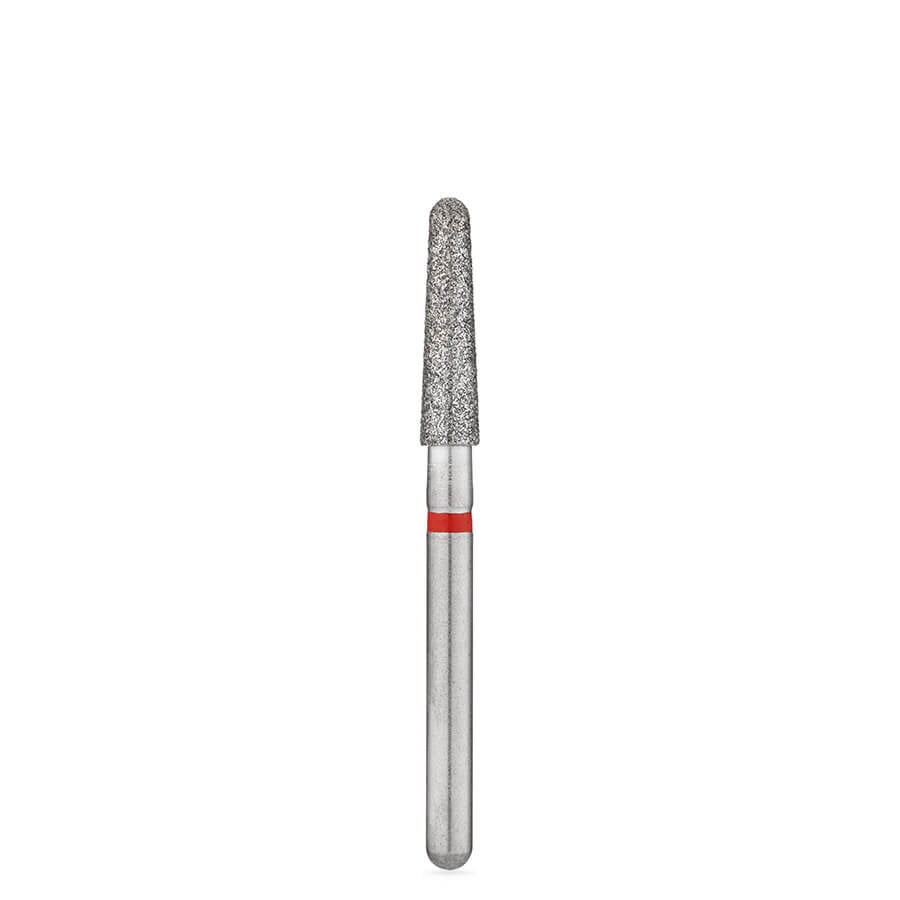 Brasseler USA BrioPrep Fine Round-End Taper Diamond Bur, FG, Sterile, 25/Pack, BRIO8856.31.021