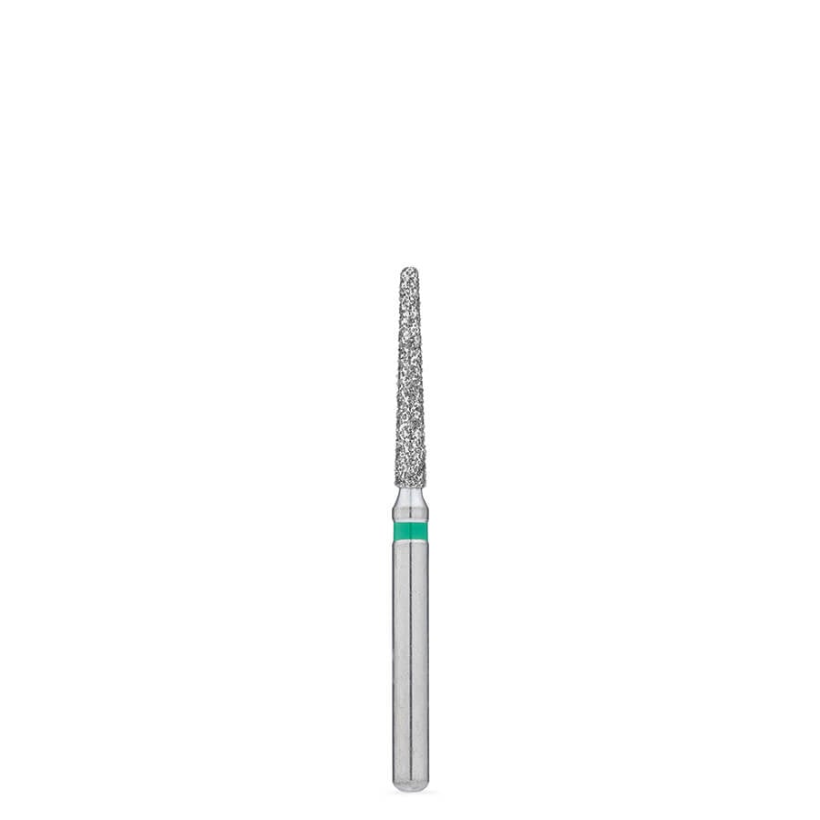 Brasseler BrioPrep FG Coarse Round-End Taper Diamond Bur, Sterile, 25/Pack, BRIO6856L.31.014