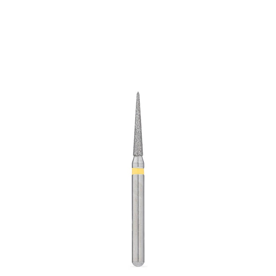 Brasseler BrioPrep Extra-Fine Needle Diamond Bur, FG, Sterile, 25/Pack, BRIO858EF.31.014
