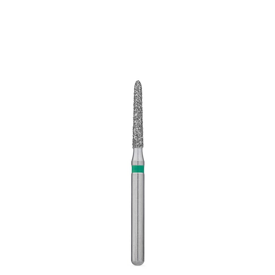 Brasseler USA BrioPrep Coarse Modified Round-End Taper Diamond Bur, FG, Sterile, 25 Pack, BRIO6878K.31.014