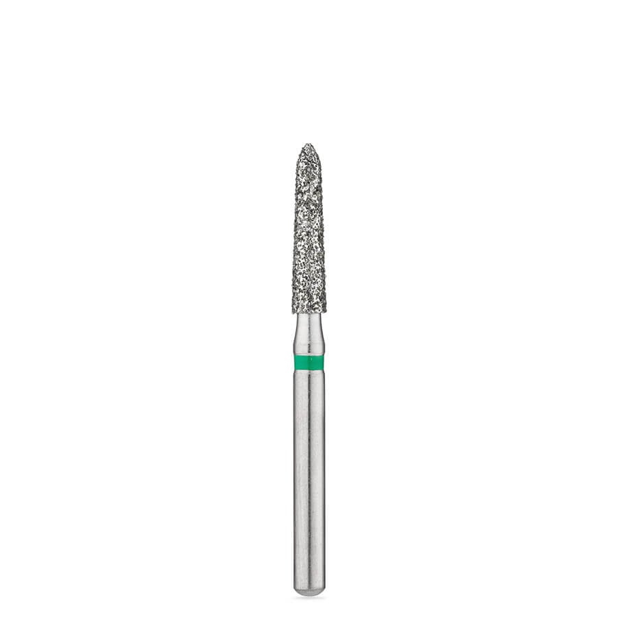 Brasseler USA BrioPrep Coarse Modified Round-End Taper Diamond Bur, FG, Sterile, 25/Pack, BRIO6878K.31.018