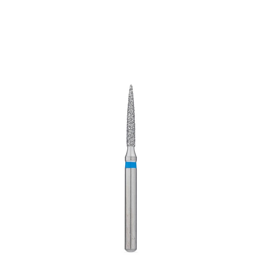 Brasseler BrioPrep Medium Flame Diamond Bur, FG, Sterile, 25 Pack, BRIO888.31.012
