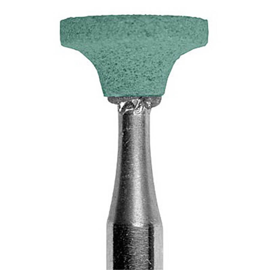 Brasseler 621.11.120 Green Wheel Abrasive Stone, 25 Pack
