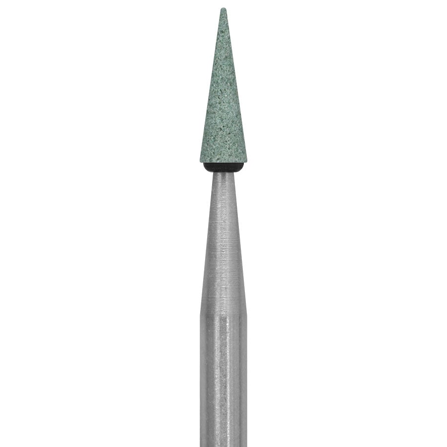 Brasseler 645.31.120 Green Taper Abrasive Stone, 25 Pack
