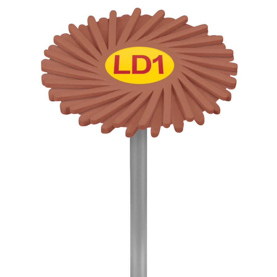 Brasseler Dialite LD (Lithium Disilicate) Polisher, Medium Red, Feather Lite, 26mm, FL26MLD.HP